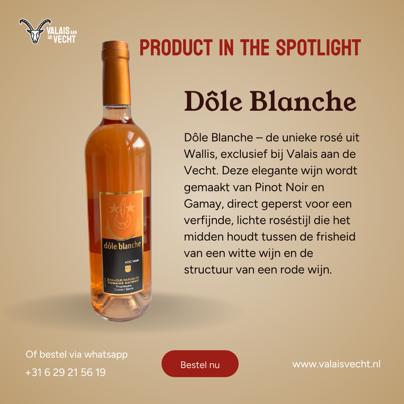 Dôle Blanche AOC van Domaine Mathieu