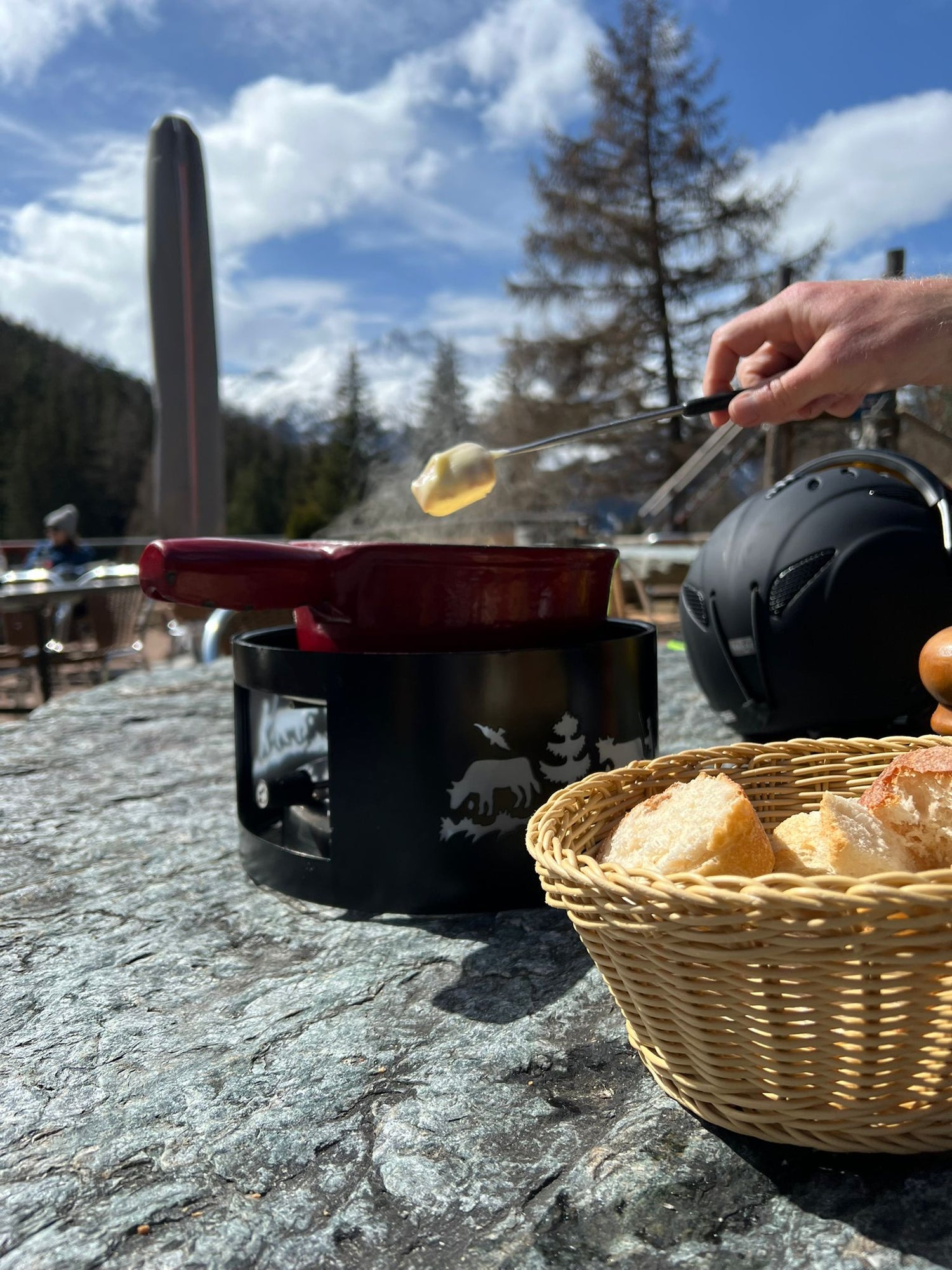Zwitserse fondue uit Valais