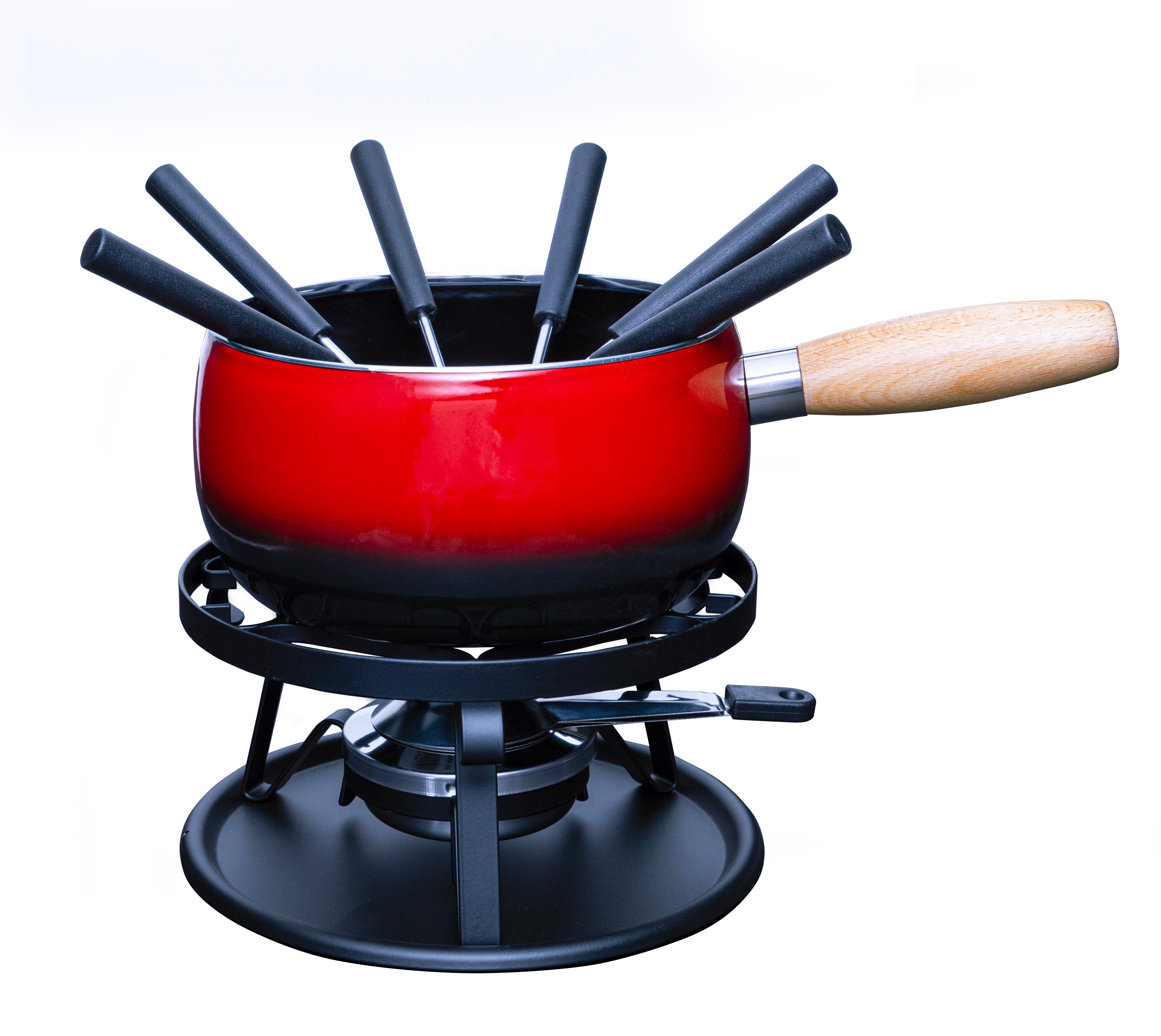 Kaasfondue Set Bombata Rood – 22 cm | Zwitsers Design