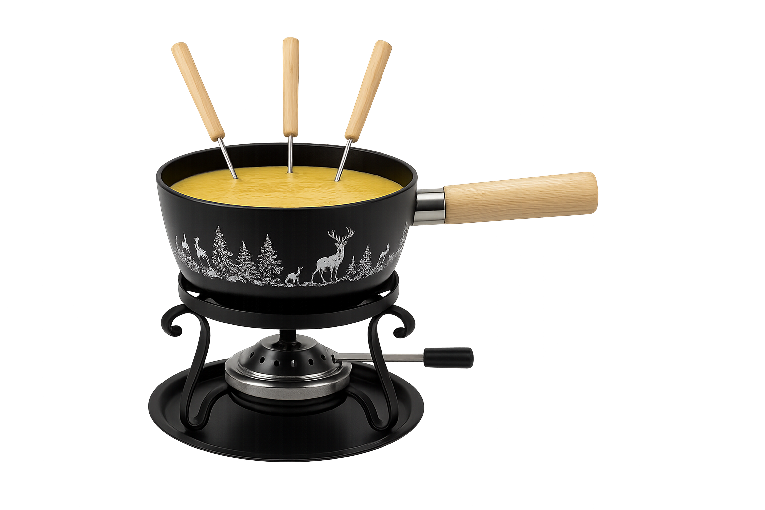 Fondueset - Aluminium