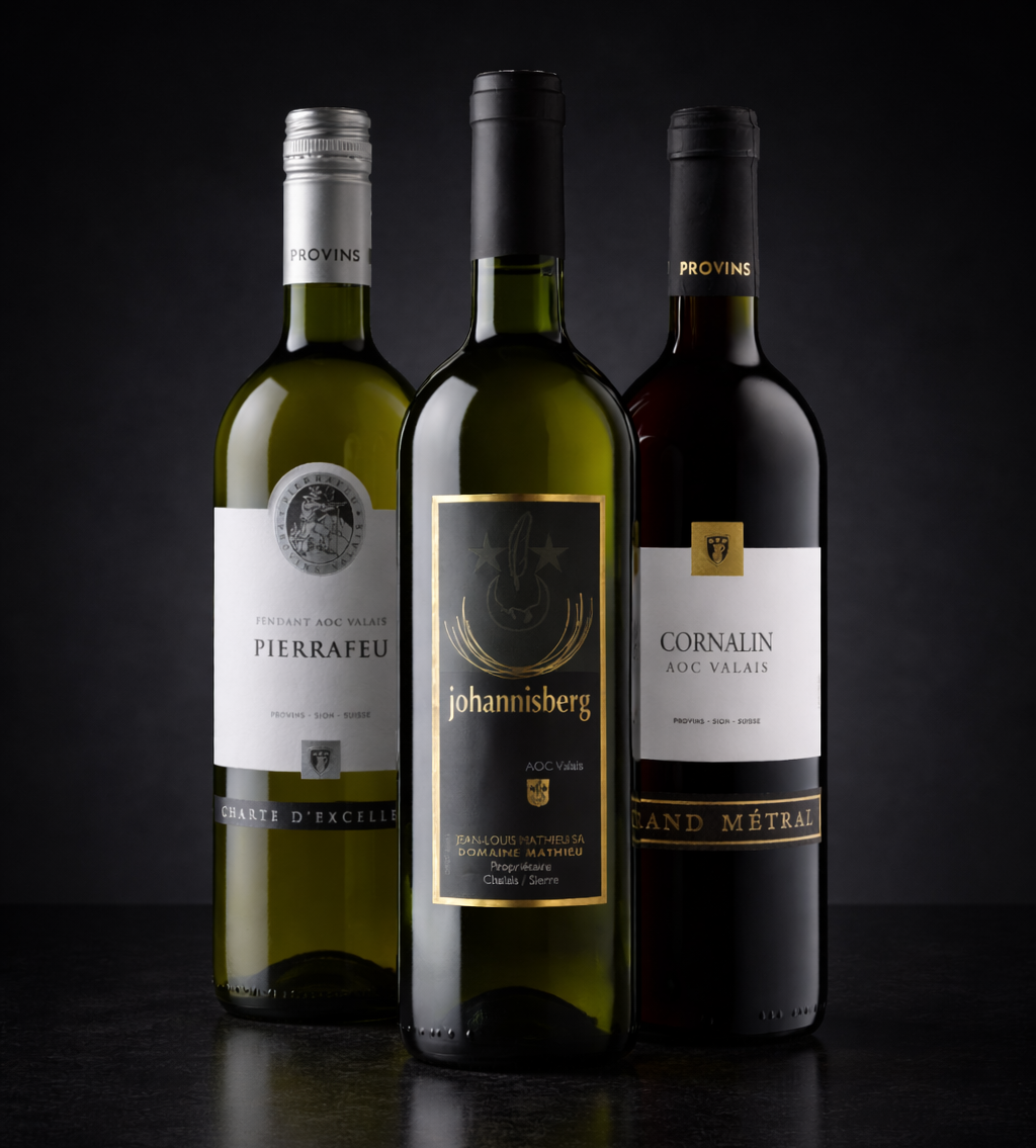 Zwitserse Wijnproeverij Thuis – Starterspakket (3 flessen)