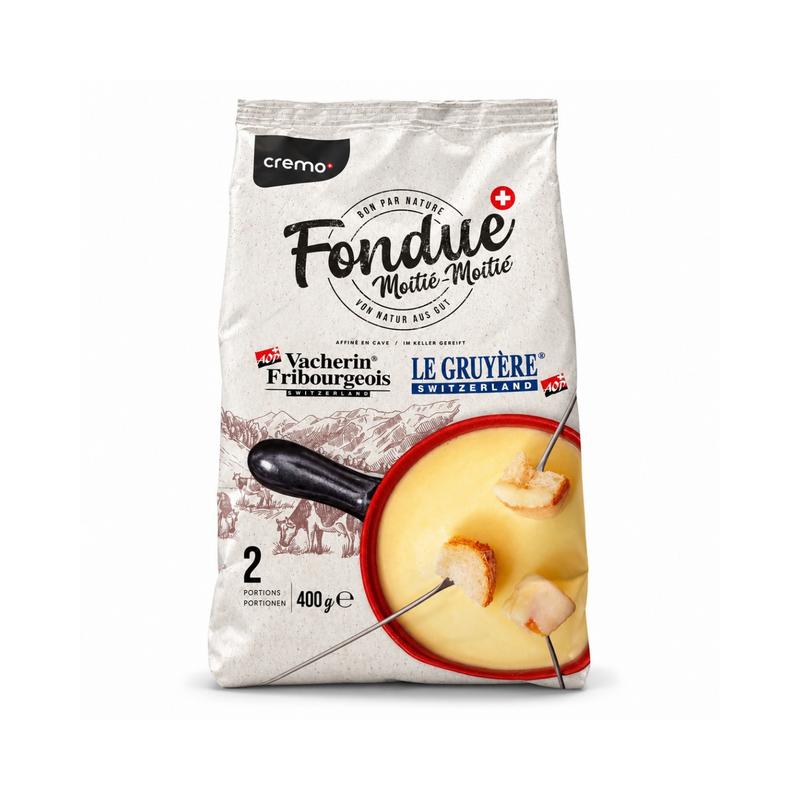 Fondue Moitié-Moitié | Zwitserse Kaasfondue 400g