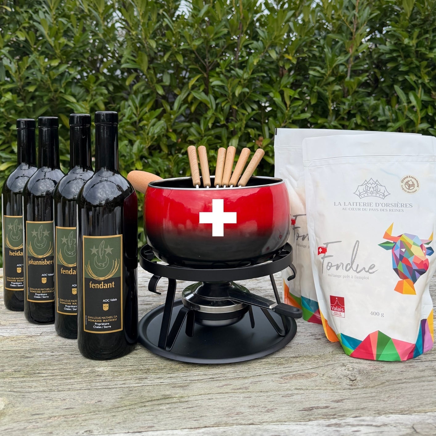 Fonduepakket Deluxe – Fondue du Valais