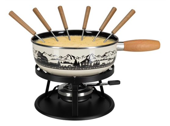 Fondueset - Geëmailleerd staal (diverse modellen)