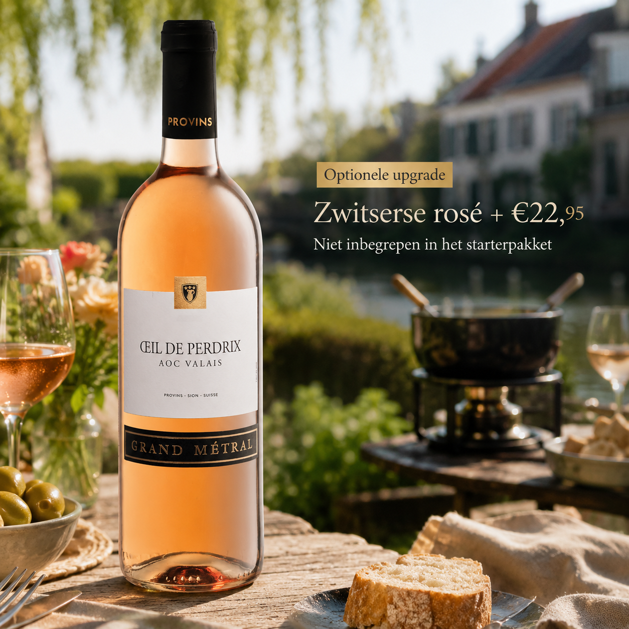 Starterspakket met rose